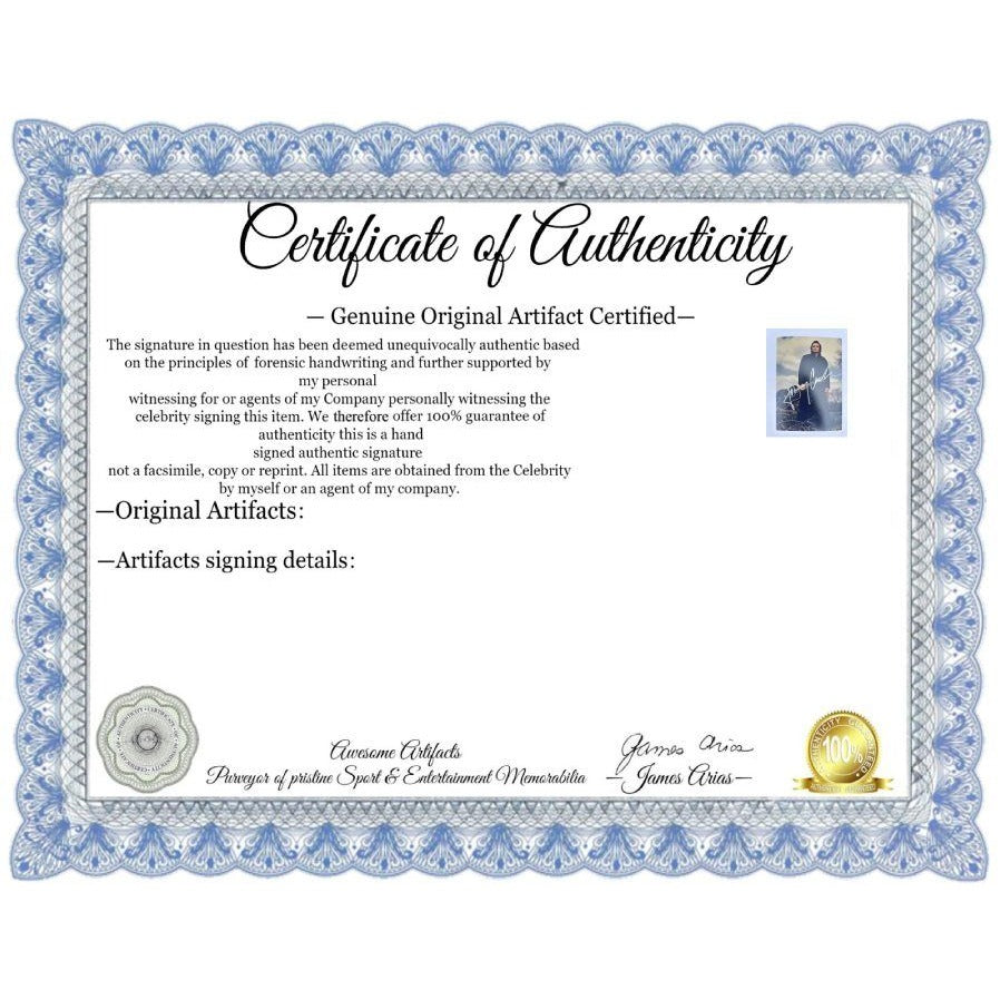 Johnny Csh Country Music Legend 5x7 Photo signed with proof.