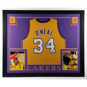 Shaquille O'Neal Los Angeles Lakers signed jersey with proof