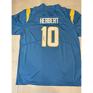 Justin Herbert signed jersey with proof