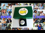 Load image into Gallery viewer, Phil Mickelson Masters logo golf ball signed with proof
