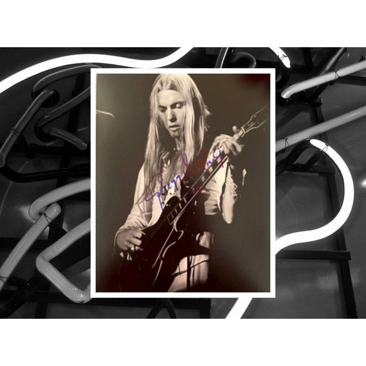 Greg Allman 8x10 photo signed with proof