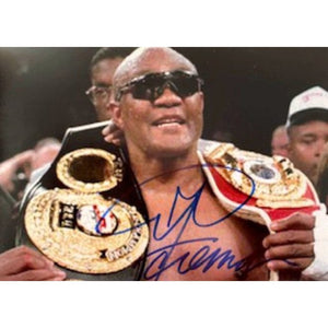 George Foreman boxing Legend 5 x 7 photo signed