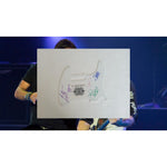 Load image into Gallery viewer, Scott Stapp Mark Tremonti Brian Marshall Scott Phillips Creed guitar pickguard signed with proof
