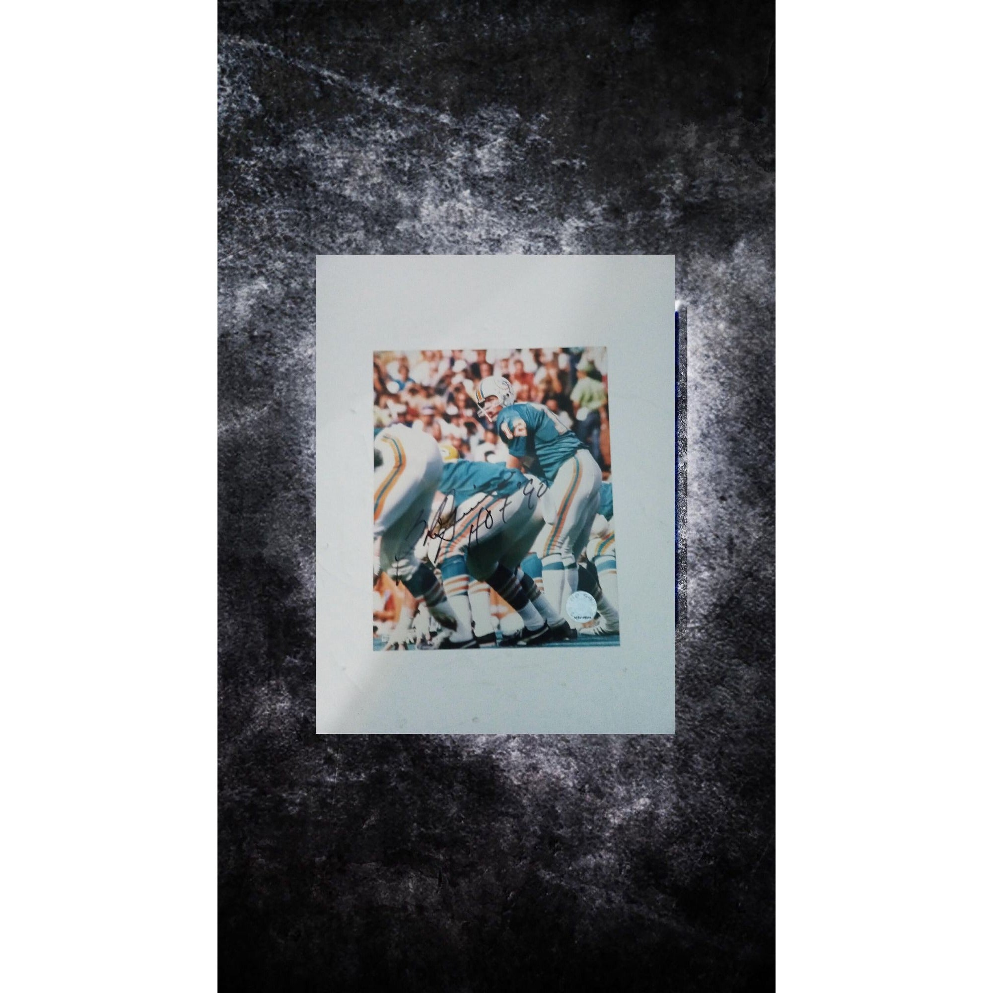 Bob Griesse Miami Dolphins 8x10 signed photo