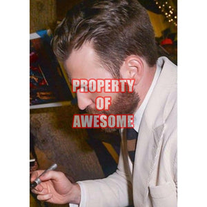 Chris Evans Captain America mini authentic Shield signed with proof
