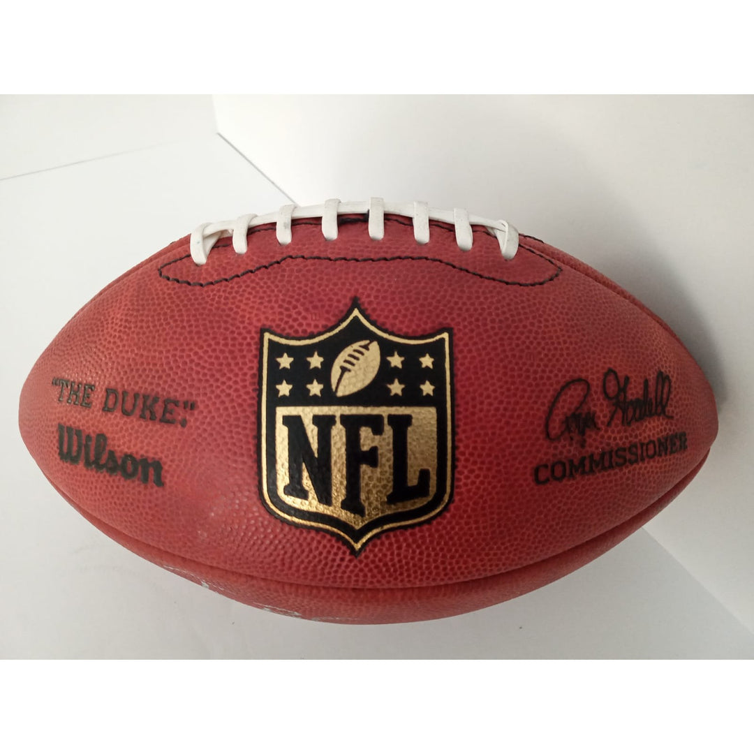 New England Patriots Tom Brady Bill Belichick NFL game football - Awesome Artifacts 