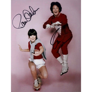 Mork & Mindy Robin Williams and Pam Dawber 8 x 10 photo signed with proof