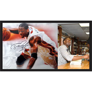 Dwyane Wade Miami Heat 8 by 10 photo signed with proof