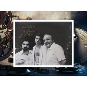 Raging Bull Jake LaMotta Martin Scorsese Robert De Niro 8 x 10 photo signed with proof