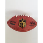Load image into Gallery viewer, Dallas Cowboys Troy Aikman, Roger Staubach, Tony Romo, Danny White NFL game model football signed with proof with free case
