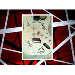Load image into Gallery viewer, Eddie Van Halen, David Lee Roth, Michael Anthony, Alex Van Halen Huntington 41&quot; guitar signed with proof
