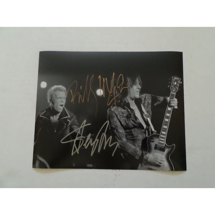 Billy Idol and Steve Stevens 8 x 10 signed photo