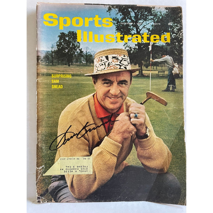 Sam Snead original Sports Illustrated signed with proof - Awesome Artifacts 