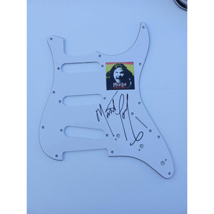 Michael Lee Aday Meat Loaf electric guitar pickguard signed with proof