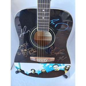 DMB Dave Matthews L'Roi Moore Carter Buford Stephen Lessard Boyd Tinsley acoustic guitar signed with proof