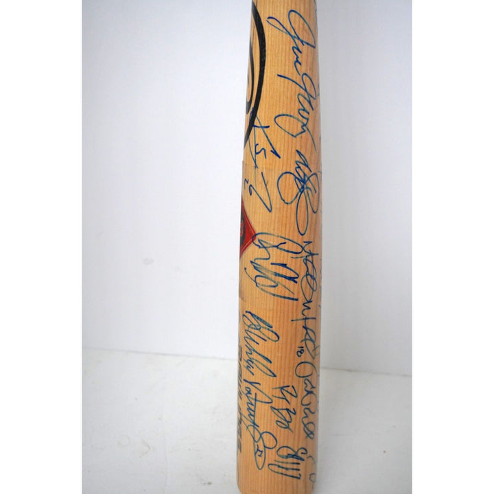 Mookie Betts, Xander Bogaerts, Boston Red Sox World Champions team signed bat with proof - Awesome Artifacts 