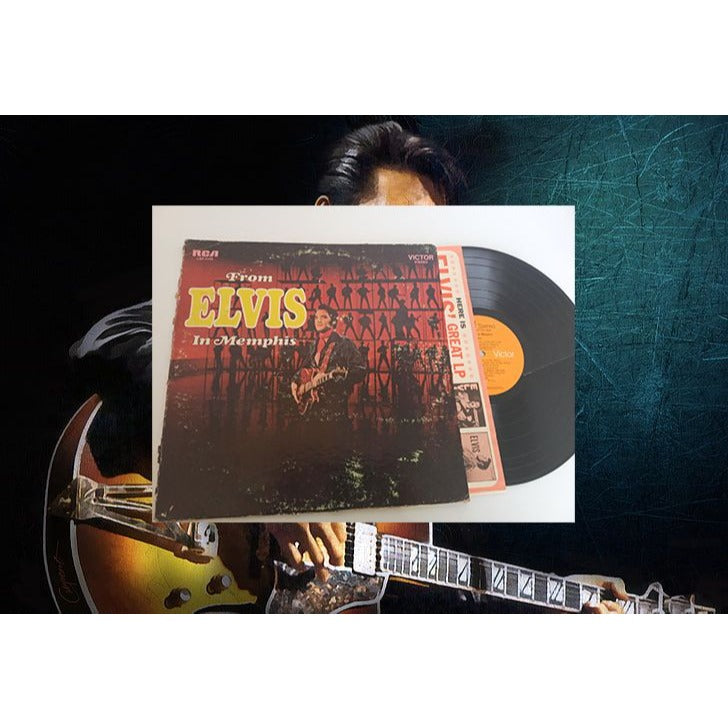 Elvis Presley from Memphis original 1969 LP signed