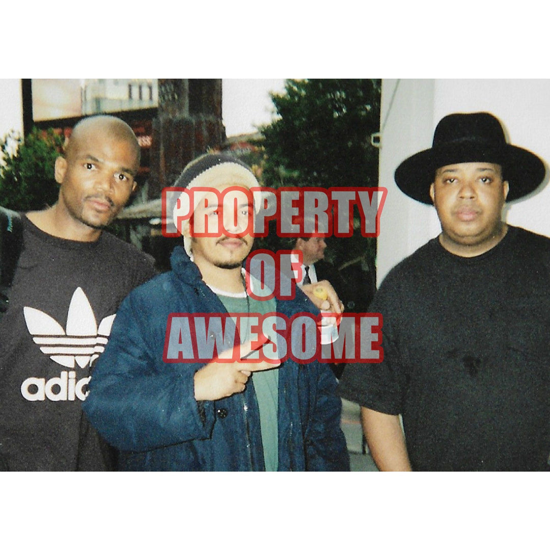 Run DMC 8 x 10 signed photo with proof - Awesome Artifacts 