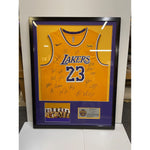 Load image into Gallery viewer, LeBron James, Anthony Davis 2019-20 Los Angeles Lakers team signed jersey with proof
