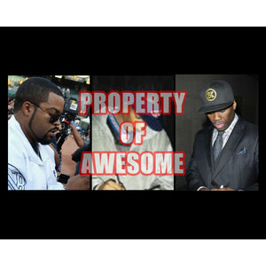50 Cent Curtis Jackson Calvin Broadus Snoop Dogg O'Shea Jackson Ice Cube 8 x 10 sign photo with proof