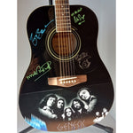 Load image into Gallery viewer, Phil Collins, Peter Gabriel, Tony Banks, Mike Rutherford Genesis full size guitar signed with proof
