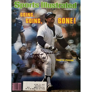 Reggie Jackson New York Yankees 1980 Sports Illustrated signed