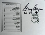 Load image into Gallery viewer, Gary Player Masters Golf scorecard signed with proof
