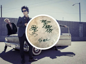 Billie Armstrong Tre Cool tambourin signed