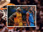 Load image into Gallery viewer, Kevin Durant and LeBron James 8 x 10 signed photo with proof
