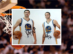 Load image into Gallery viewer, Golden State Warriors Stephen Curry and Klay Thompson 8 x 10 signed photo with proof
