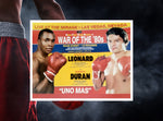 Load image into Gallery viewer, Sugar Ray Leonard and Roberto Duran 16 x 20 photo signed with proof
