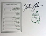 Load image into Gallery viewer, Dustin Johnson Masters Golf scorecard signed with proof
