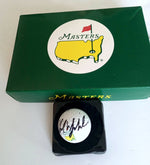Load image into Gallery viewer, Phil Mickelson Masters logo golf ball signed with proof
