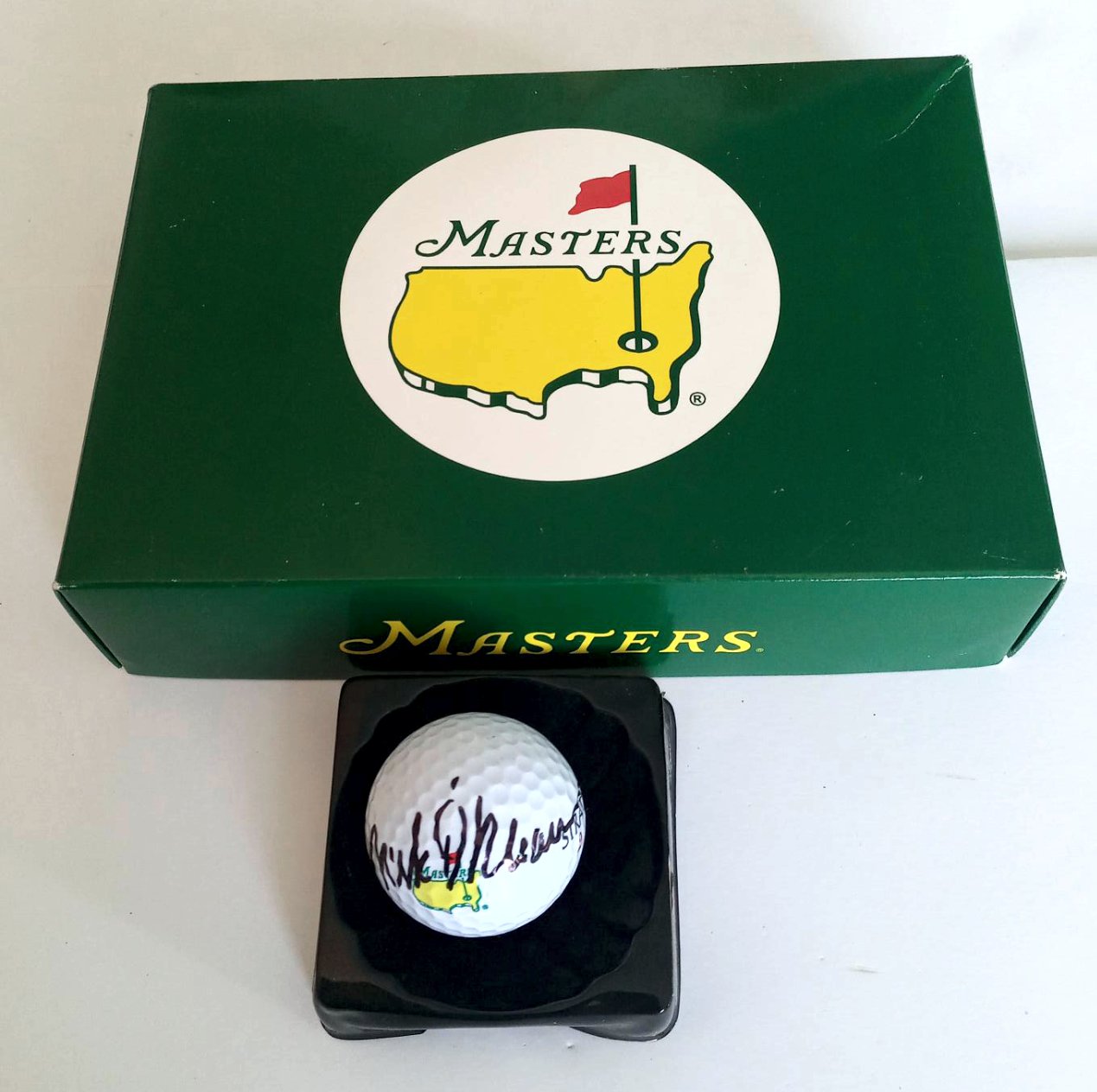 Mark O'Meara Masters golf ball signed