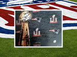 Load image into Gallery viewer, Robert Kraft, Tom Brady, Bill Belichick 2016 SB Champs New England Patriots team signed 16 x 20 photo
