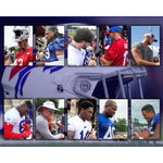 Load image into Gallery viewer, Josh Allen 2022 Buffalo Bills speed Riddel replica speed full size helmet team signed with free case

