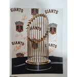 Load image into Gallery viewer, San Francisco Giants 11x14 photo signed Edgar Renteria Tim Lincecum Matt Cain Buster Posey Brian Wilson Bruce Bochy
