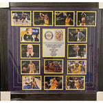 Load image into Gallery viewer, Los Angeles Lakers Magic Johnson, Kobe Bryant, Chick Hearn, LeBron James signed with proof
