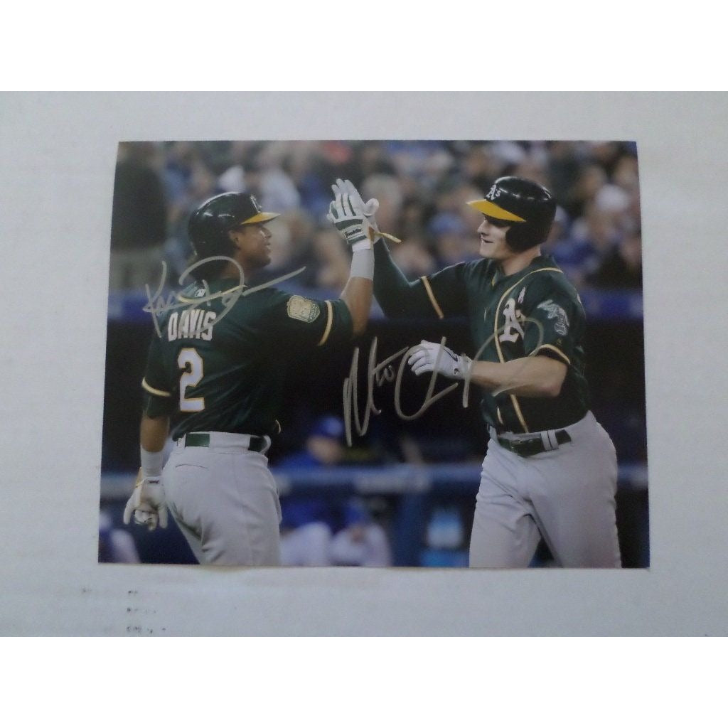 Kris Davis and Matt Chapman 8 x 10 signed photo