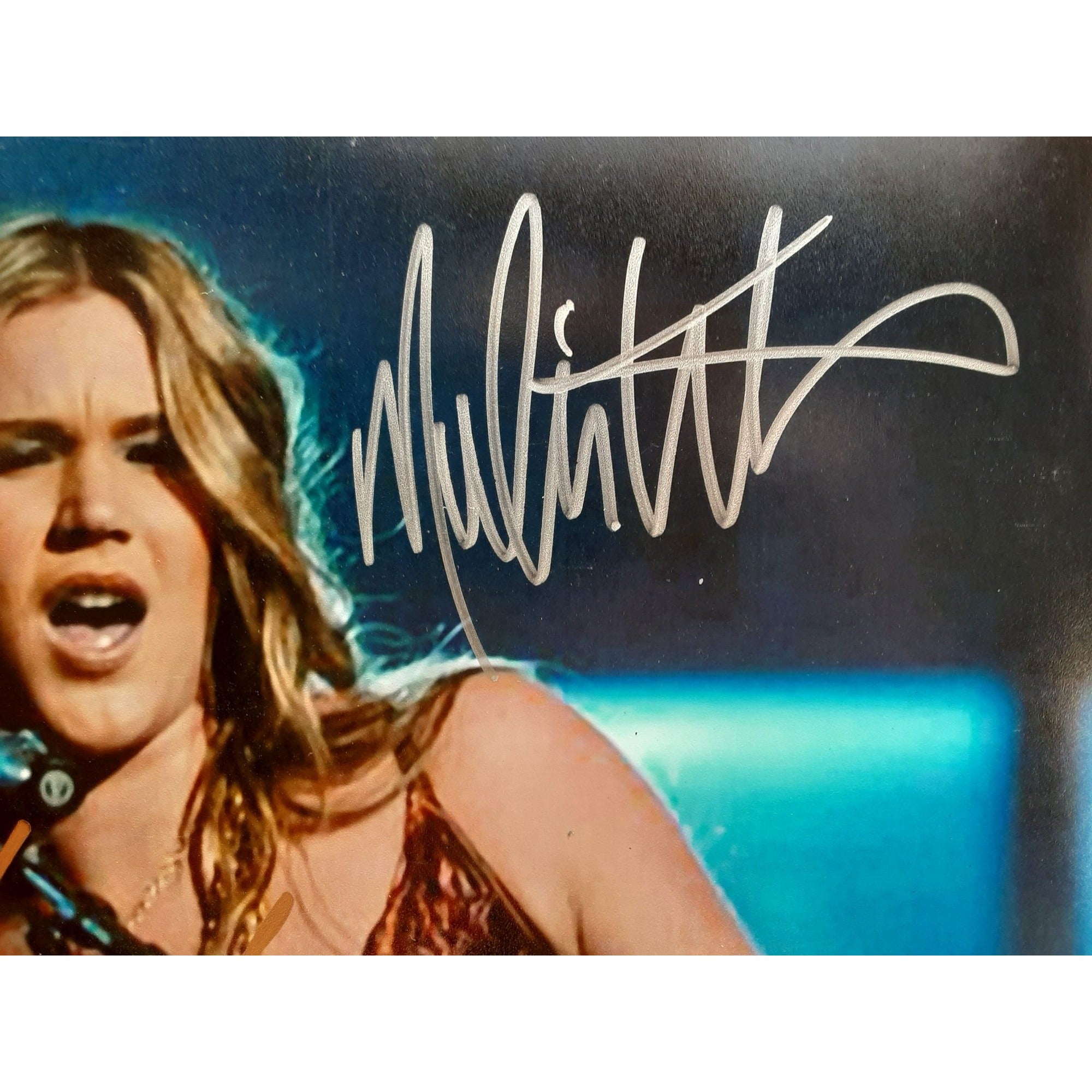 Josh Stone and Melissa Etheridge 8 x 10 signed photo with proof