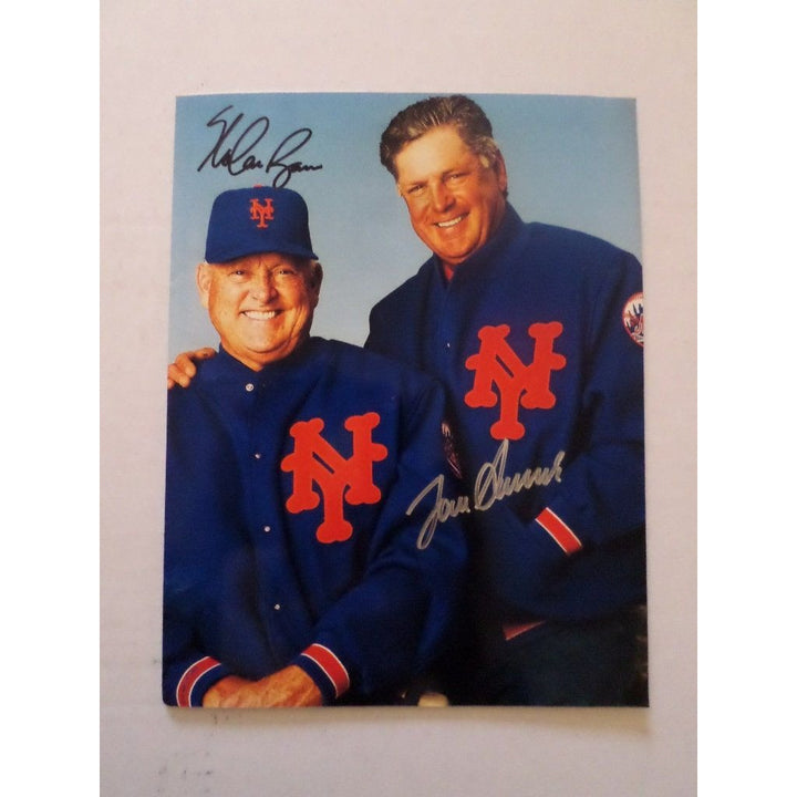 Tom Seaver and Nolan Ryan 8 by 10 signed photo New York Mets - Awesome Artifacts 