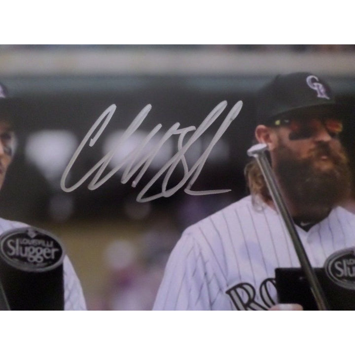 Charlie Blackmon and Nolan Arenado 8 x 10 signed photo