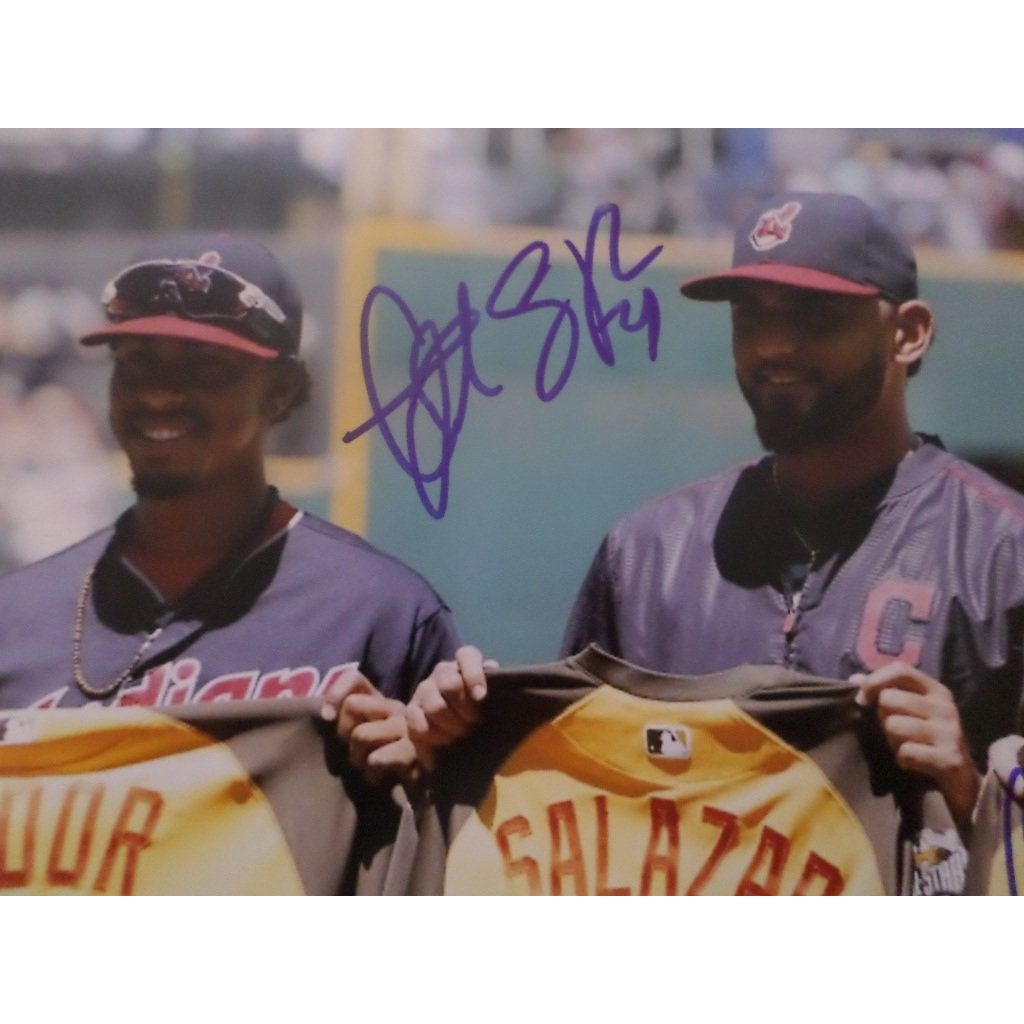 Francisco Lindor Danny Salazar Corey kluber a 10 sided photo