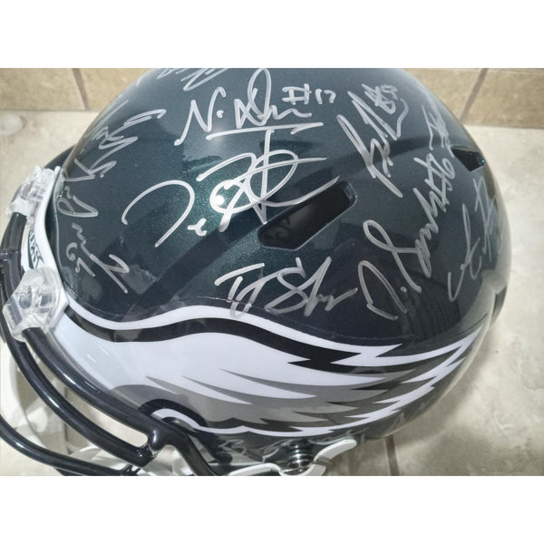 Philadelphia Eagles 2022-23 full size speed replica team signed helmet –  Awesome Artifacts