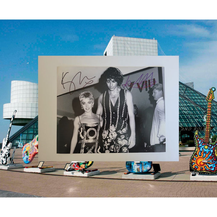 Michael HutchinsE INXS and Kylie Minogue 8x10 photo signed