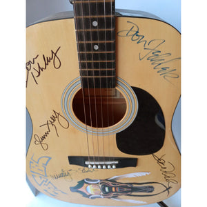 Don Henley, Glenn Frey, Joe Walsh, Don Felder signed guitar with proof