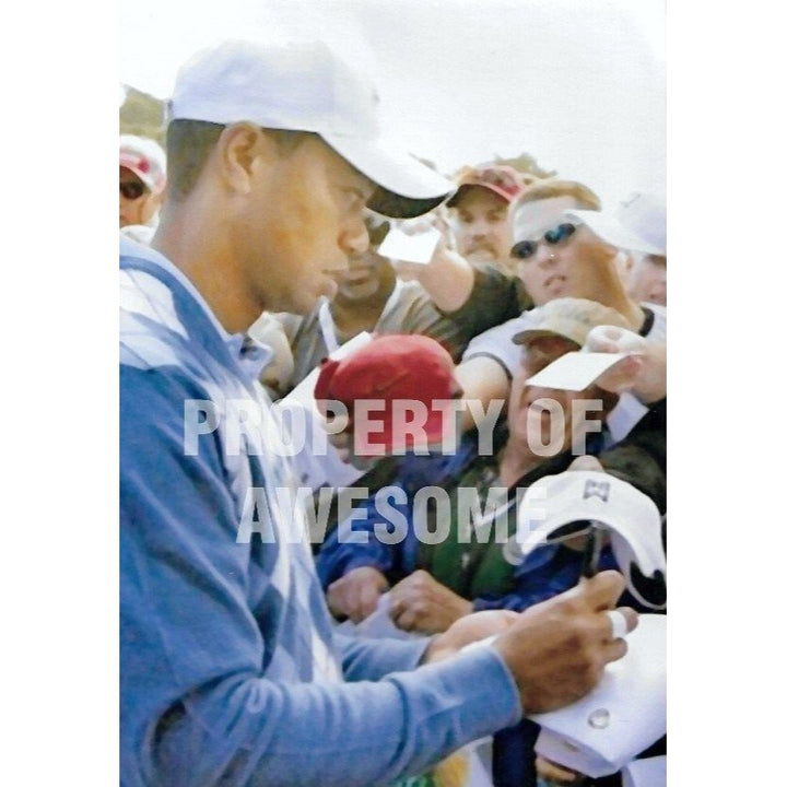 Tiger Woods 5x7 photograph signed with proof - Awesome Artifacts 