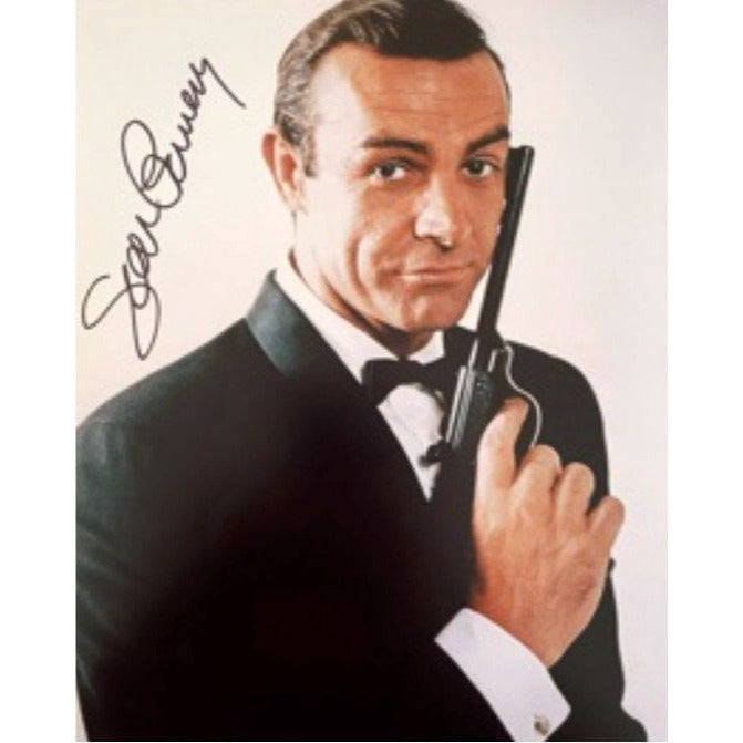 Sean Connery James Bond 007 8 by 10 signed photo with proof - Awesome Artifacts 