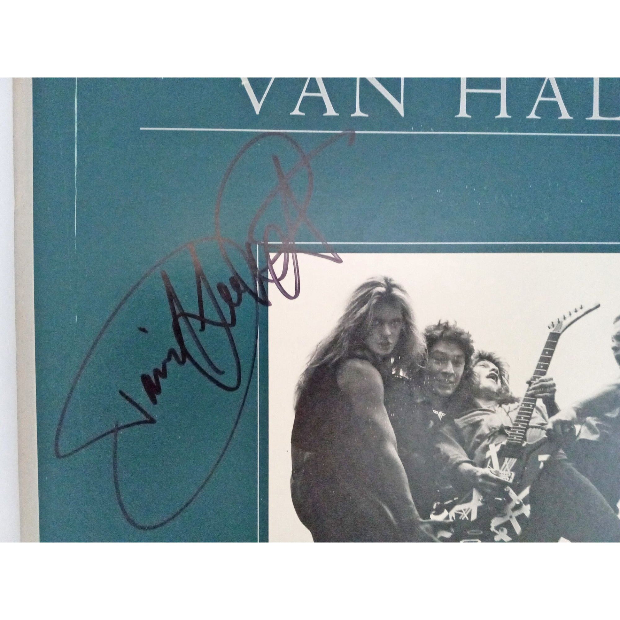 Van Halen "Women & Children First" LP signed with proof