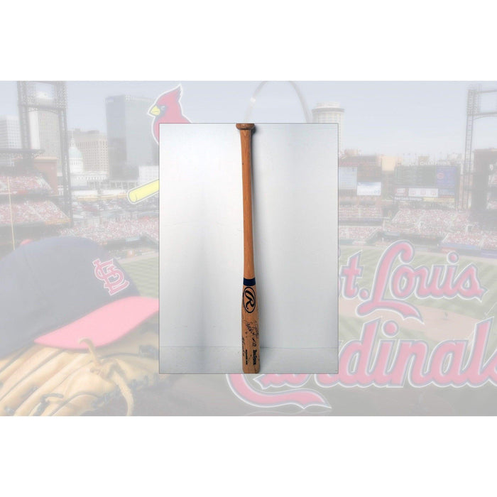 Steve Garvey and team baseball bat signed with proof